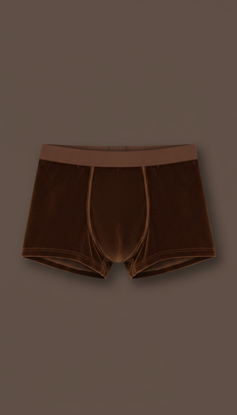 Velvet Brown tailored boxer brief